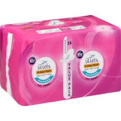 Lil-Lets T hick Pads with Wings (16 Pack)