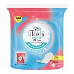 Lil-Lets Pantyliners (100 Pack) - Scented & Unscented