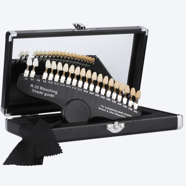 Dental teeth whitening shade guide