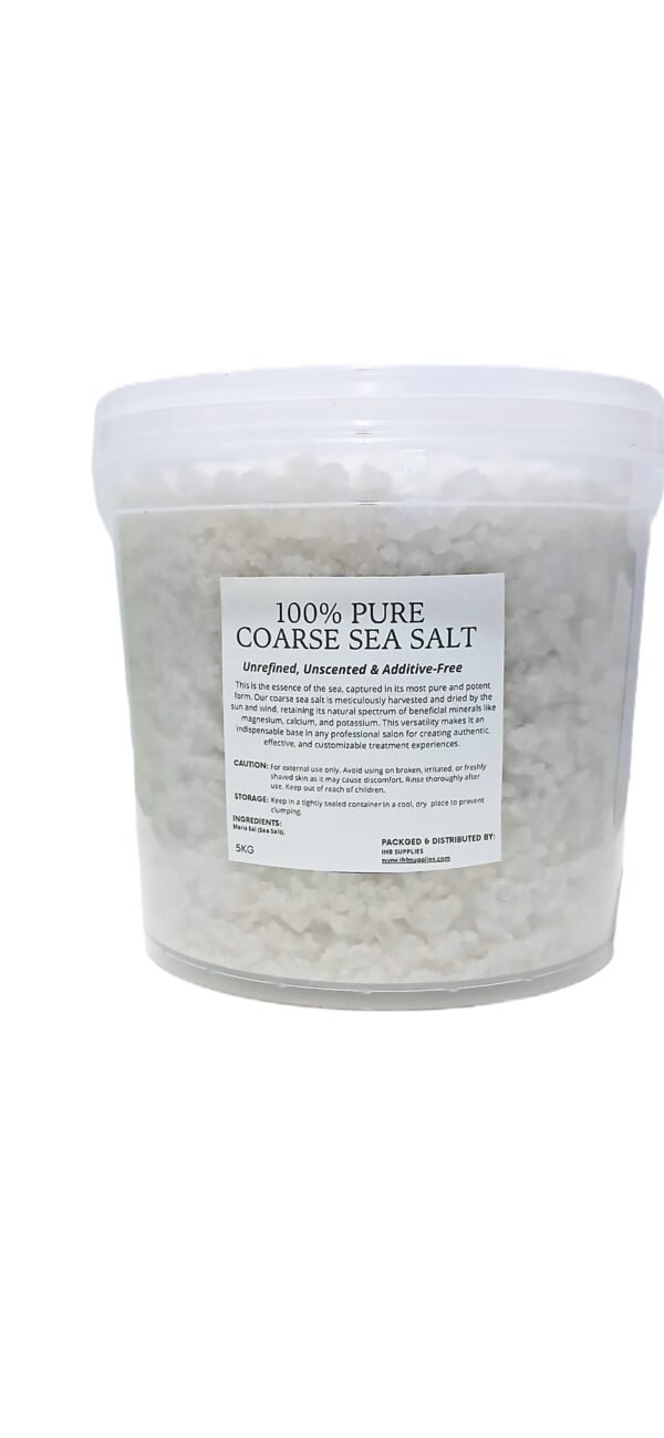Pure Sea Salt Bath Soak – 100% Natural Mineral Soak