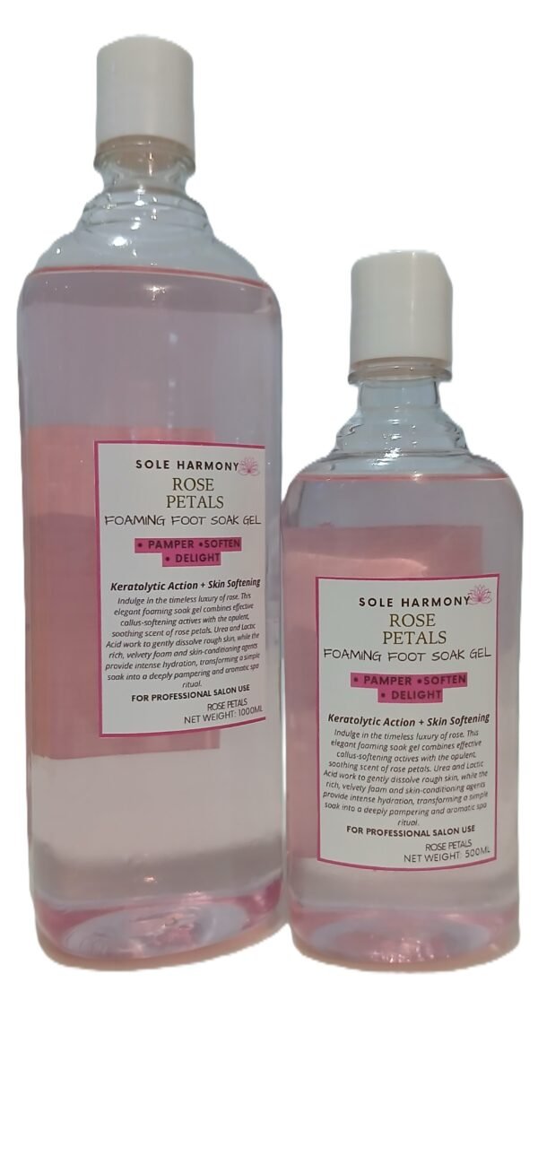Sole Harmony Foaming Liquid Hand & Foot Soak – Rose Petal