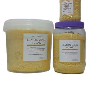 Citrus Zing Salt Soak – Lemon & Lime Mineral Foot Bath for Muscle Relief