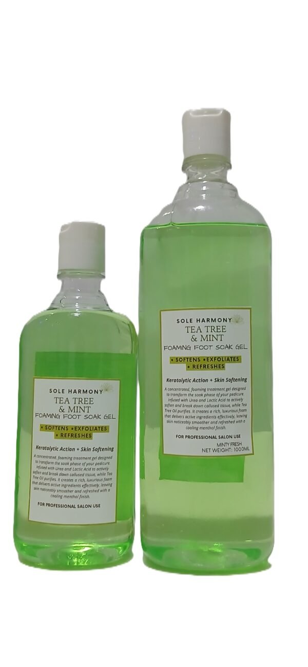 Sole Harmony Tea Tree Mint antibacterial foaming foot soak - IHB Supplies Nigeria